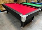 8FT Billard / Pooltafel Biljart Zwart met Rood laken, Sport en Fitness, Ophalen of Verzenden, Zo goed als nieuw, Pooltafel