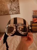 Brommer helm retro, Fietsen en Brommers, Ophalen of Verzenden, Zo goed als nieuw, Medium, Overige merken