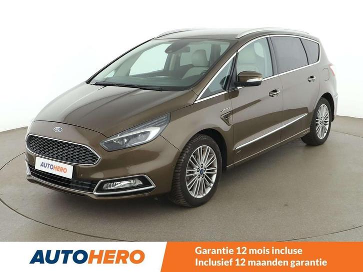 Ford S-Max 2.0 TDCi EcoBlue Vignale AWD (bj 2018, automaat), Auto's, Ford, Te koop, S-Max, 4x4, ABS, Achteruitrijcamera, Adaptive Cruise Control