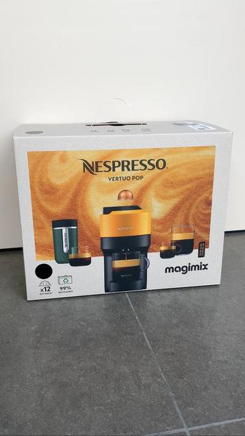 Magimix Nespresso Vertuo Pop, Elektronische apparatuur, Ophalen of Verzenden, Nieuw, Koffiemachine