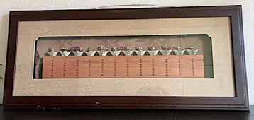 Chinese diorama met de 12 zodiac figuren op jade beschikbaar voor biedingen