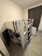 Hoogslaper met bureau, Ophalen, Hoogslaper of Stapelbed, Minder dan 140 cm, 100 cm of meer