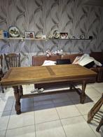 Tafel met 6 stoelen, Huis en Inrichting, Tafels | Eettafels, Ophalen, Gebruikt, 50 tot 100 cm, 150 tot 200 cm