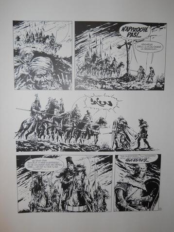 Reproducties stripplaten / reproductions planche BD W. Vance beschikbaar voor biedingen