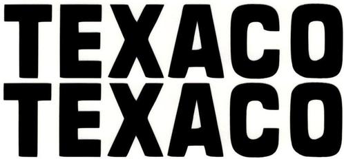 Texaco sticker set #6, Motoren, Accessoires | Stickers, Verzenden