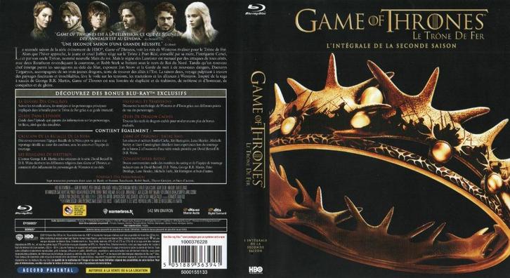 game of thrones seizoen 2 (5 blu-ray) nieuw, Cd's en Dvd's, Blu-ray, Zo goed als nieuw, Avontuur, Boxset, Ophalen of Verzenden