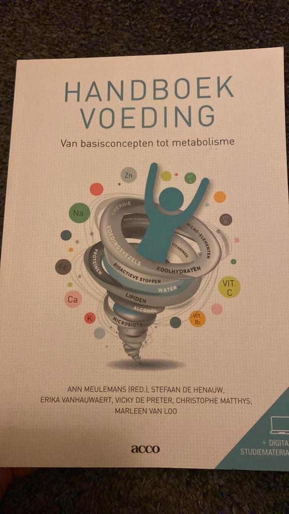 Marleen Van Loo - Handboek voeding, Boeken, Romans, Ophalen of Verzenden