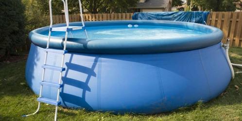 Intex zwembad 457 op 122 rond met toebehoren, Tuin en Terras, Zwembaden, Zo goed als nieuw, Opblaaszwembad, 120 cm of meer, 400 cm of meer