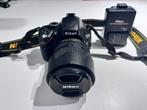 Nikon D5100 + objectif Nikon 18-105 mm., TV, Hi-fi & Vidéo, Appareils photo numériques, Enlèvement ou Envoi, Comme neuf, Nikon