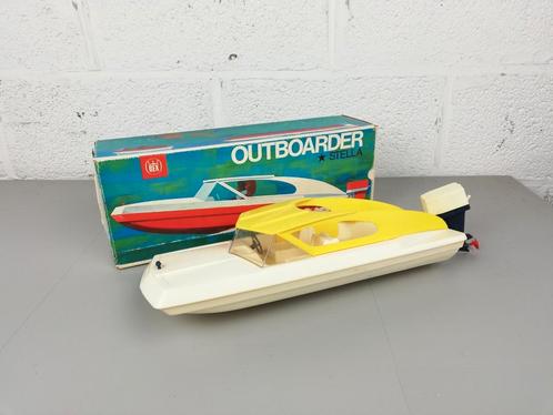 Rex outboarder speelgoed boot, Antiek en Kunst, Antiek | Speelgoed, Ophalen of Verzenden