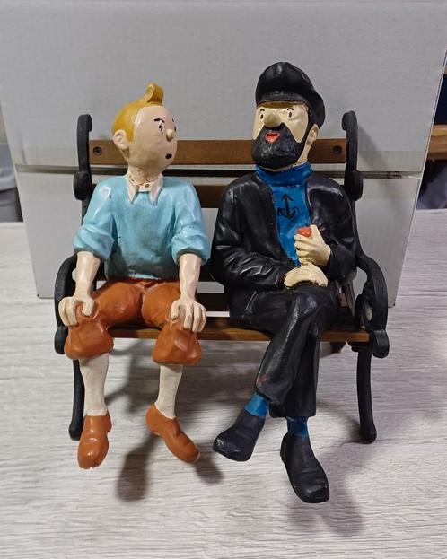 Figurines Tintin et Haddock, Kinderen en Baby's, Speelgoed | Actiefiguren, Gebruikt, Ophalen of Verzenden