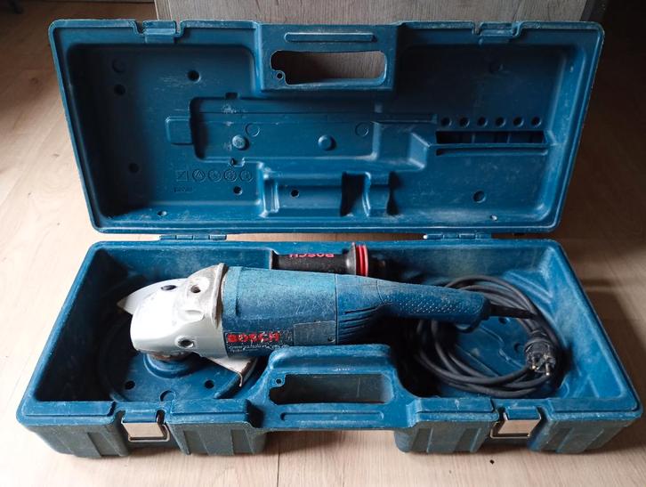 BOSCH slijpmachine 230 mm, Doe-het-zelf en Bouw, Gereedschap | Slijpmachines, Gebruikt, Haakse handslijpmachine, 1000 watt of meer