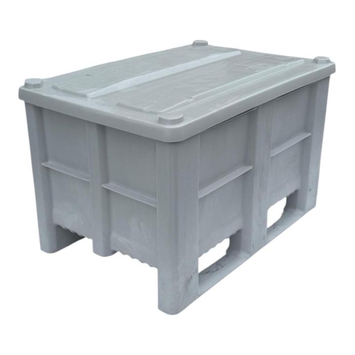 Dolav Plastic palletbox, kuubskist, opslagbak, magazijnbak, Doe-het-zelf en Bouw, Kratten en Dozen, Nieuw, Bak of Kist, 100 cm of meer