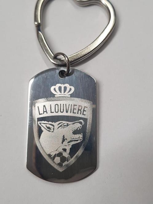 Stalen sleutelhanger: LA LOUVIERE, Verzamelen, Sleutelhangers, Nieuw, Merk, Ophalen of Verzenden