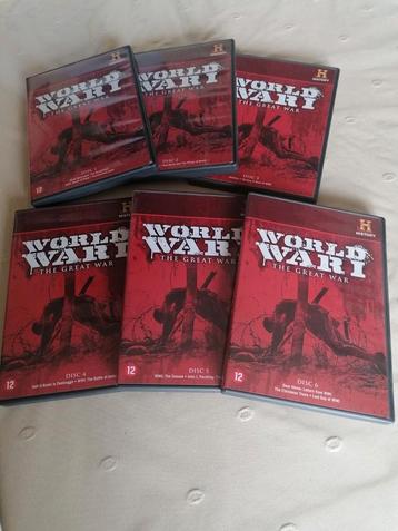 World War I, 6 Dvd's.  beschikbaar voor biedingen