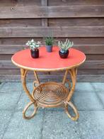 Vintage rotan salontafel, Huis en Inrichting, Ophalen, Zo goed als nieuw