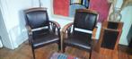 Paar Vintage Deco fauteuils, Antiek en Kunst, Ophalen