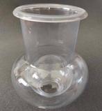 Vintage Scandinavisch holmgaard design vaas, Ophalen, Overige kleuren, Minder dan 50 cm, Glas