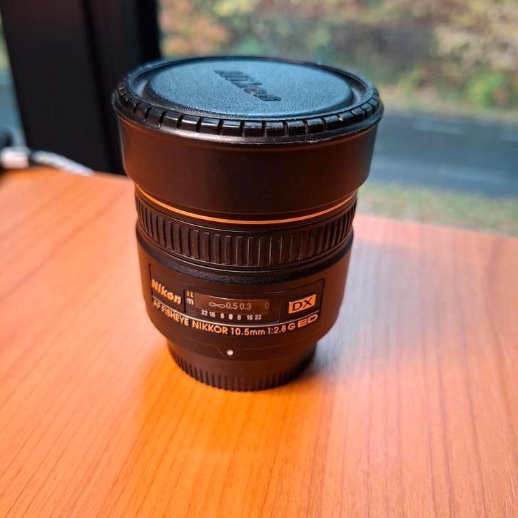 Nikon AF 10.5mm f/2.8G ED DX Fisheye  Nikkor, Audio, Tv en Foto, Foto | Lenzen en Objectieven, Zo goed als nieuw, Ophalen of Verzenden