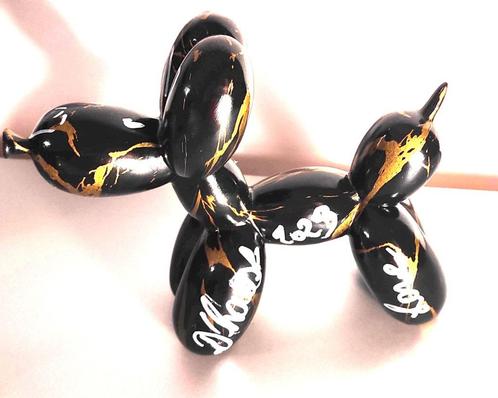 Kunstwerk Balloon Dog Black Hannes D'Haese, Antiek en Kunst, Kunst | Designobjecten, Ophalen of Verzenden