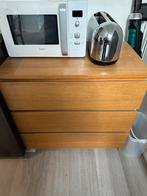 Bruine lade kast met 3 schuiven Ikea, Huis en Inrichting, Kasten | Ladekasten, Ophalen, Gebruikt, 50 tot 100 cm, 3 of 4 laden
