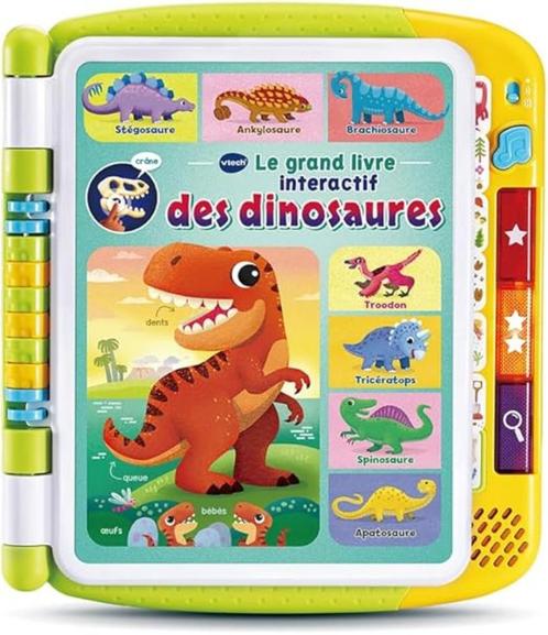 VTech Het grote interactieve boek van dinosaurussen, Kinderen en Baby's, Speelgoed | Vtech, Nieuw, Verzenden