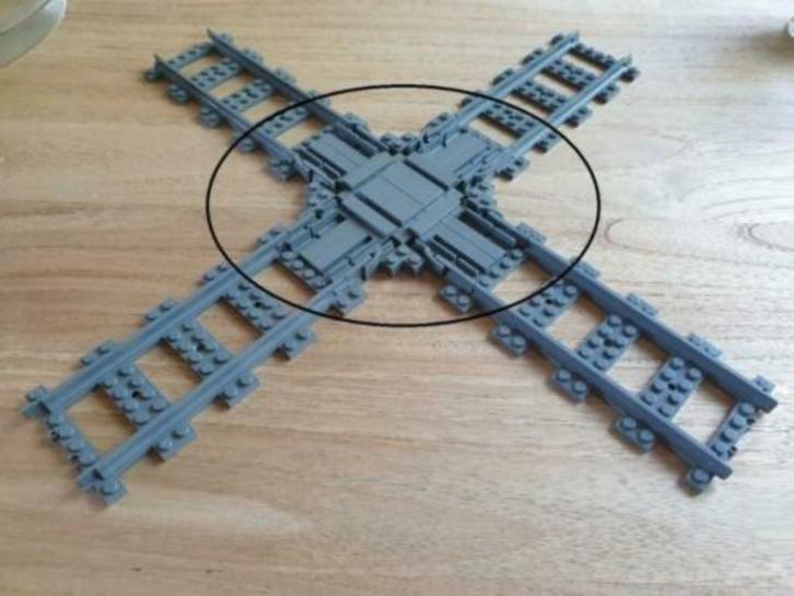 Lego trein sporen set 3: 10 rechte, 20 bochten + 1 kruising, Kinderen en Baby's, Speelgoed | Duplo en Lego, Nieuw, Lego, Complete set