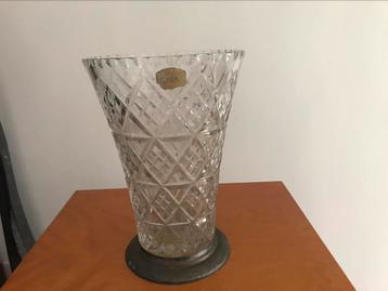 Demi-cristal H 29 D 19 pieds argenté, Enlèvement