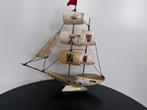 handgemaakte boot in hoorn - Antwerpen, Antiquités & Art, Curiosités & Brocante, Enlèvement ou Envoi