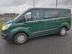 Ford Transit Custom Dubble cabine 6 Places, Auto's, Bestelwagens en Lichte vracht, Voorwielaandrijving, Testrit aan huis, 1995 cc