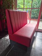4x Rode Retro Banken - American Diner Stijl, Kunststof, Gebruikt, Minder dan 75 cm, Tweepersoons