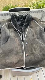 Echte mouton retournee, Kleding | Dames, Jassen | Winter, Ophalen, Zo goed als nieuw, Maat 42/44 (L), Zwart
