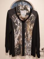 Gelco, shirt truitje / blouse met losse kraag, 50, Kleding | Dames, Ophalen of Verzenden, Zo goed als nieuw, Shirt of Top