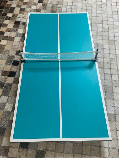 Mini tafeltennis, Sport en Fitness, Tafeltennis, Zo goed als nieuw, Tafel Indoor, Inklapbaar, Ophalen of Verzenden