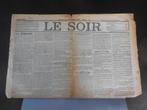 « Le Soir » lundi 25 novembre 1918, Enlèvement ou Envoi, Avant 1920, Journal