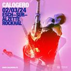 2 places pour le concert de calogero au rockhal, Tickets & Billets, Deux personnes, Mars, Pop