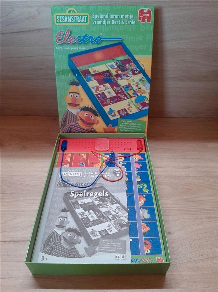 Sesamstraat Electro - bert en ernie - s3806, Hobby en Vrije tijd, Gezelschapsspellen | Bordspellen, Zo goed als nieuw, Verzenden