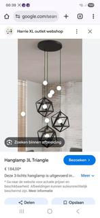 Hanglamp 3L Triangle, Ophalen, Zo goed als nieuw