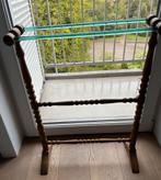 Antiek / vintage houten handdoekrek - mooie staat, Antiek en Kunst, Ophalen