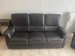 3-zit leren zetel + relax, Huis en Inrichting, Ophalen, Zo goed als nieuw, Rechte bank, 200 tot 250 cm