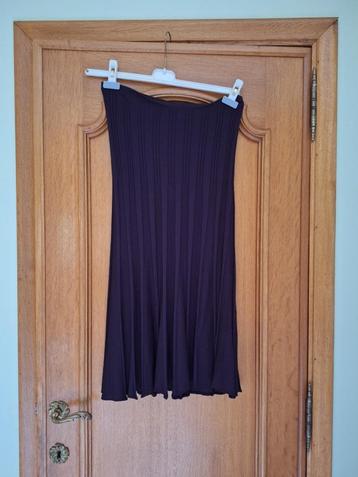 Jupe plissée mauve "Mayerline" taille S beschikbaar voor biedingen