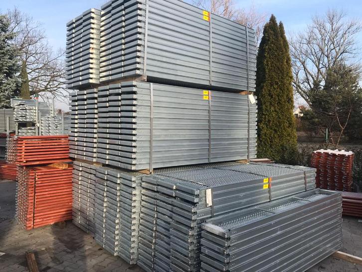 Nieuwe gevelsteiger | 550 m² | Snelle levering, Doe-het-zelf en Bouw, Steigers, Nieuw, Gevelsteiger, 5 meter of hoger, Ophalen