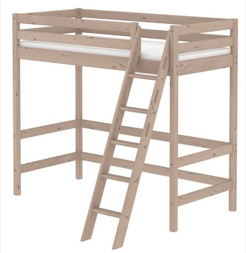 Lit mezzanine FLEXA CLASSIC terra/gris/taupe, Kinderen en Baby's, Kinderkamer | Stapelbedden en Hoogslapers, Zo goed als nieuw