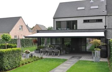 Zonnetent Boflex Vogue+, Tuin en Terras, Zonneschermen, Ophalen, 450 cm of meer, Elektrisch, Zo goed als nieuw