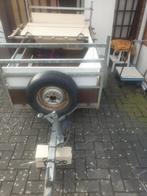 Te koop/ verhuur aanhanger enkele as met ladderrek !!, Auto diversen, Aanhangwagen-onderdelen, Gebruikt, Ophalen