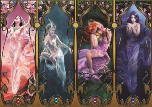 Puzzel „The Four Jewels” van 2000 stukjes (96 x 68 cm), Hobby en Vrije tijd, Denksport en Puzzels, Zo goed als nieuw, Legpuzzel