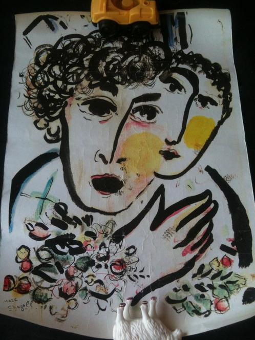 Marc Chagall, Antiek en Kunst, Kunst | Schilderijen | Klassiek, Ophalen of Verzenden