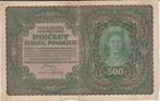 Polen 500 Marek - Vrouw 1919, Postzegels en Munten, Los biljet, Ophalen of Verzenden, Polen