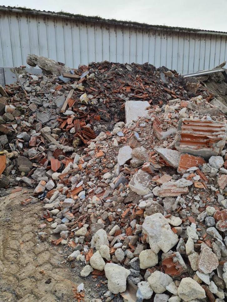 Evacuation Votre dechets a bon prix, Tuin en Terras, Grind, Keien en Split, Zo goed als nieuw, Groen, Ophalen