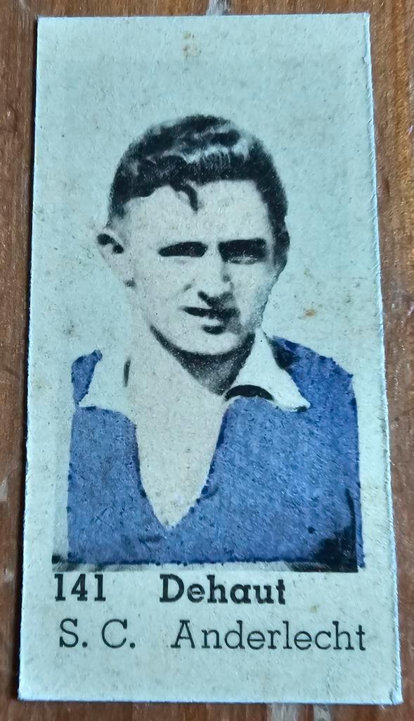 1930s (pre panini) nr 141 Louis Dehaut SC Anderlecht!, Hobby en Vrije tijd, Stickers en Plaatjes, Zo goed als nieuw, Plaatje, Ophalen of Verzenden